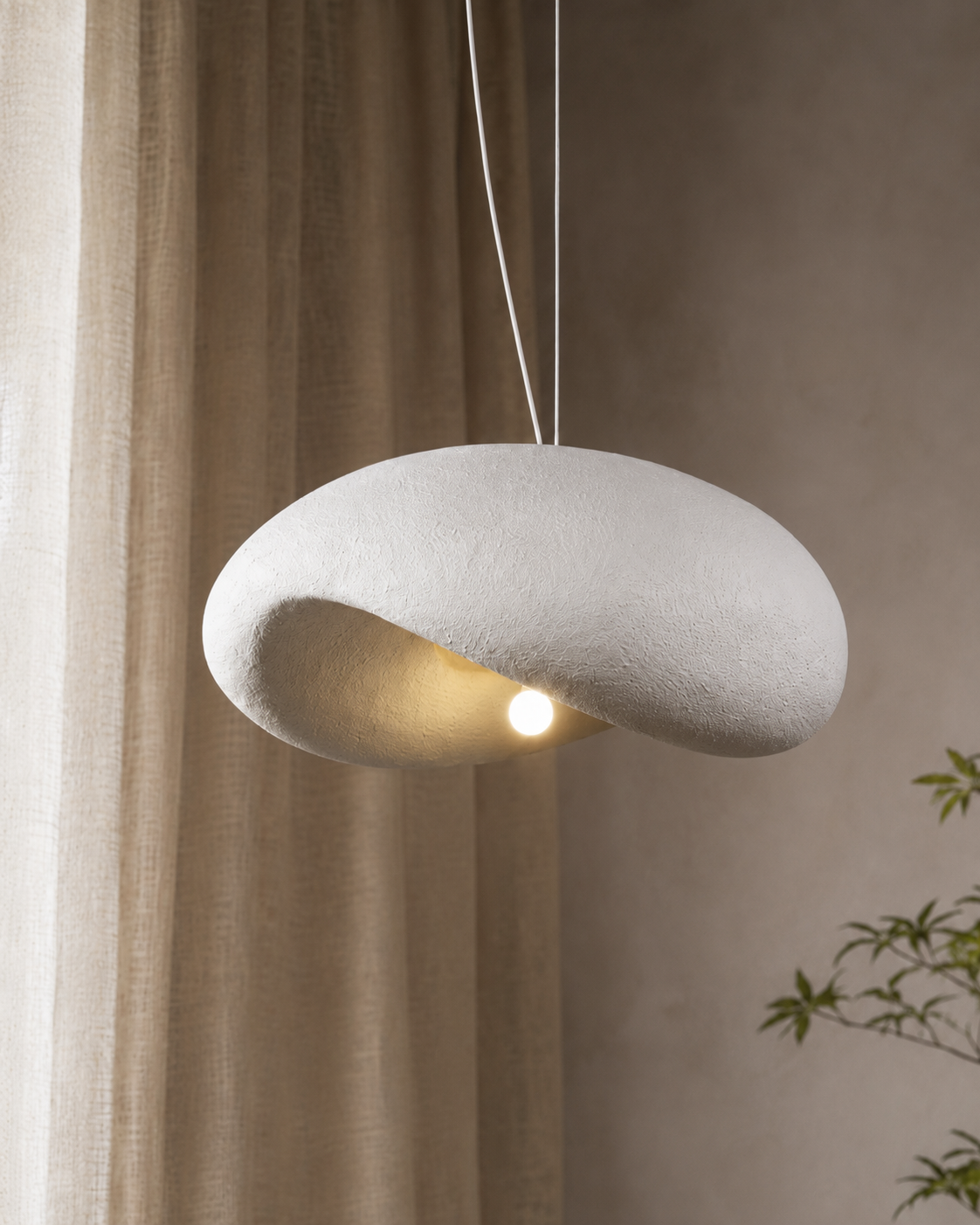 Sora Wabi-Sabi Sculptural Pendant Light