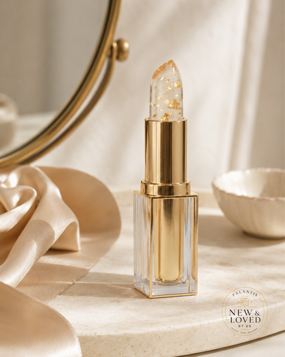 Color Reactive PH Lipstick: Gold Infused formula