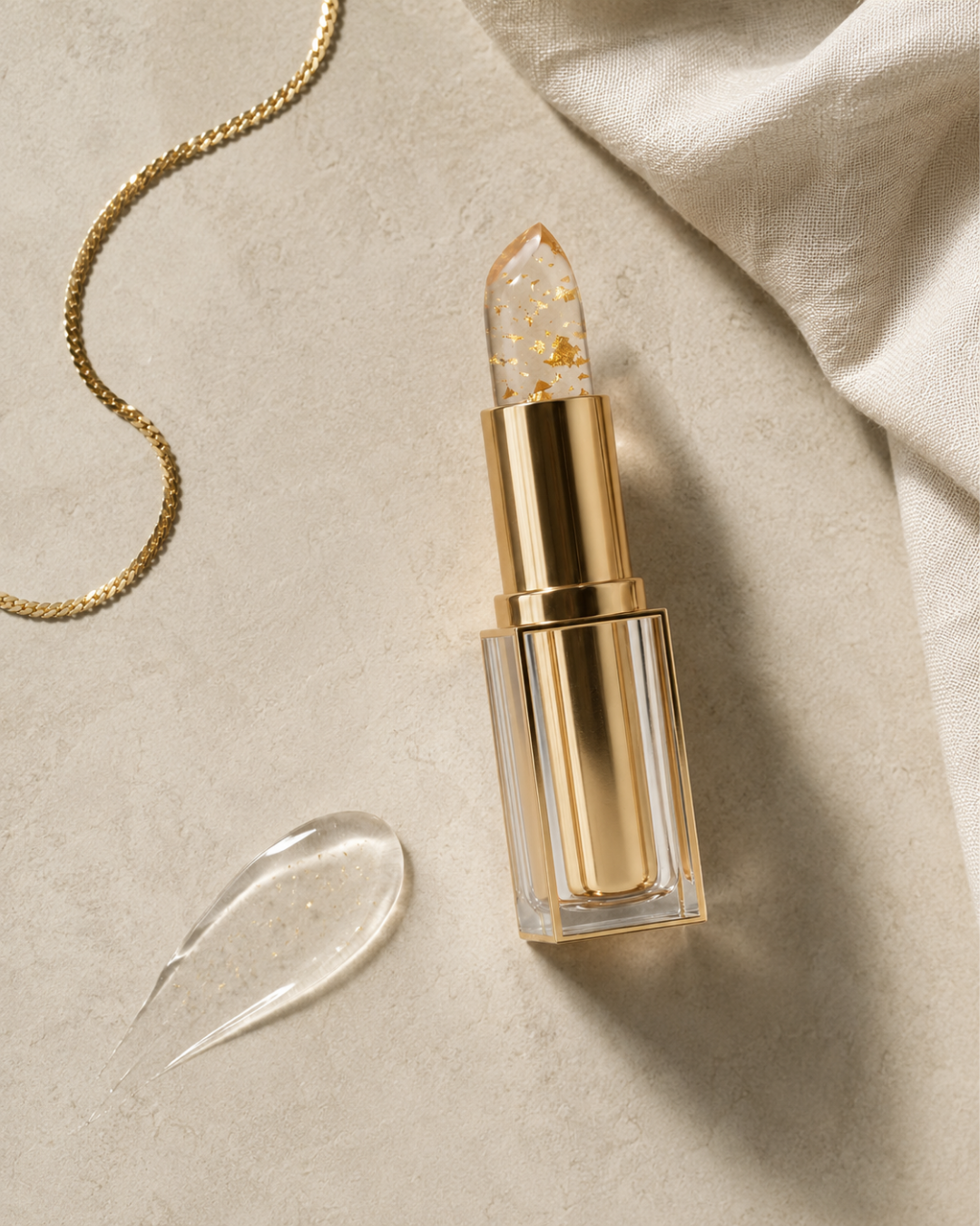 Color Reactive PH Lipstick: Gold Infused formula
