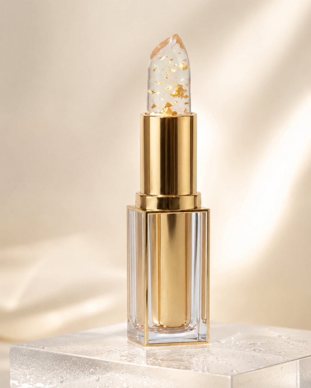 Color Reactive PH Lipstick: Gold Infused formula
