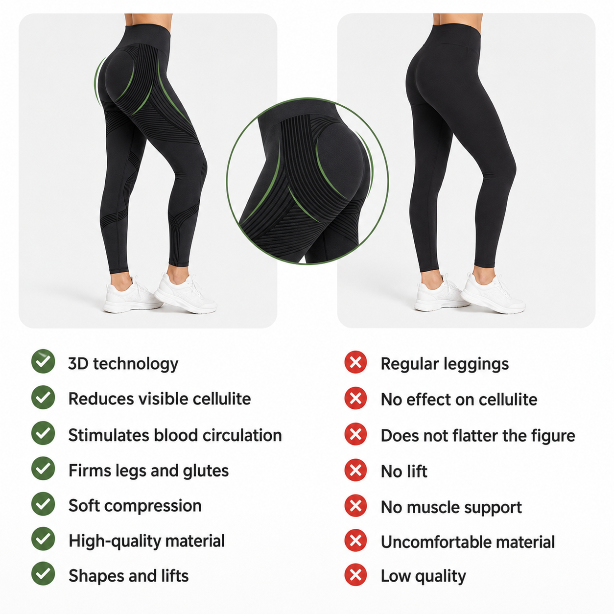 Sculpt Wear | High-Waisted Sculpting Leggings