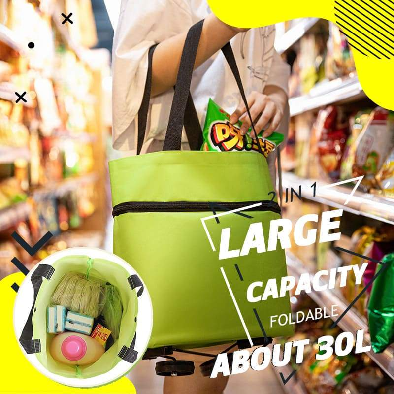 FREE SHIPPING 🔥HOT SALE 50% OFF🔥Foldable 2-in-1 Shopping Bag