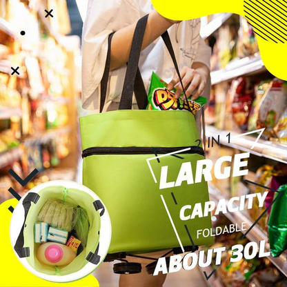 FREE SHIPPING 🔥HOT SALE 50% OFF🔥Foldable 2-in-1 Shopping Bag