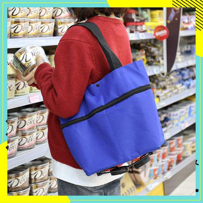 FREE SHIPPING 🔥HOT SALE 50% OFF🔥Foldable 2-in-1 Shopping Bag